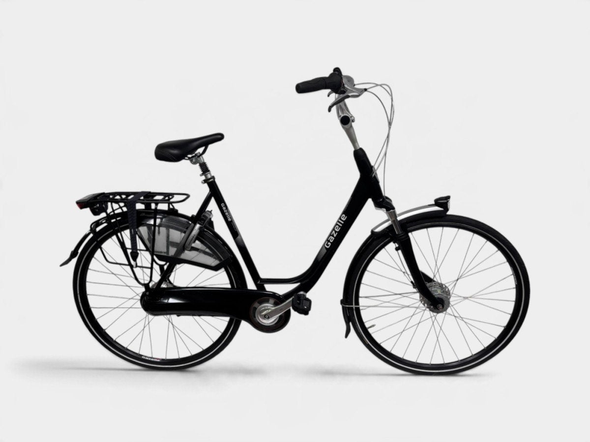 GAZELLE Orange C7+ Dames Black Mat 57cm, Ophalen, Gebruikt, -, -