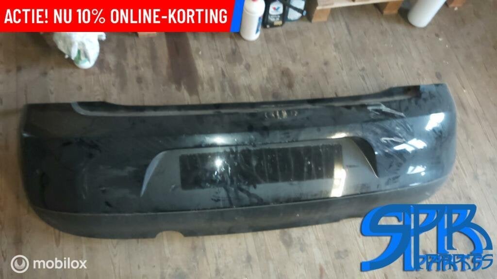 VW Fox '05-'11 ACHTERBUMPER L041 LO41 ACHTER BUMPER DIFFUSER, Gebruikt, Volkswagen, Ophalen of Verzenden, Achter
