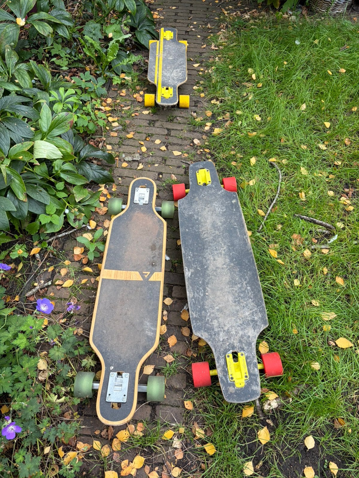 Longboard 3 stuks, Ophalen, Gebruikt, Skateboard, Longboard