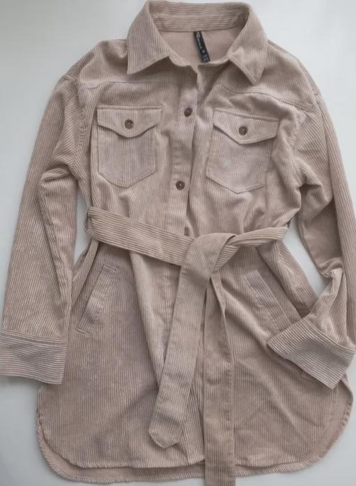Jean Pascale beige corduroy blouse, maat 38, Verzenden, Beige, Zo goed als nieuw, Jean Pascale