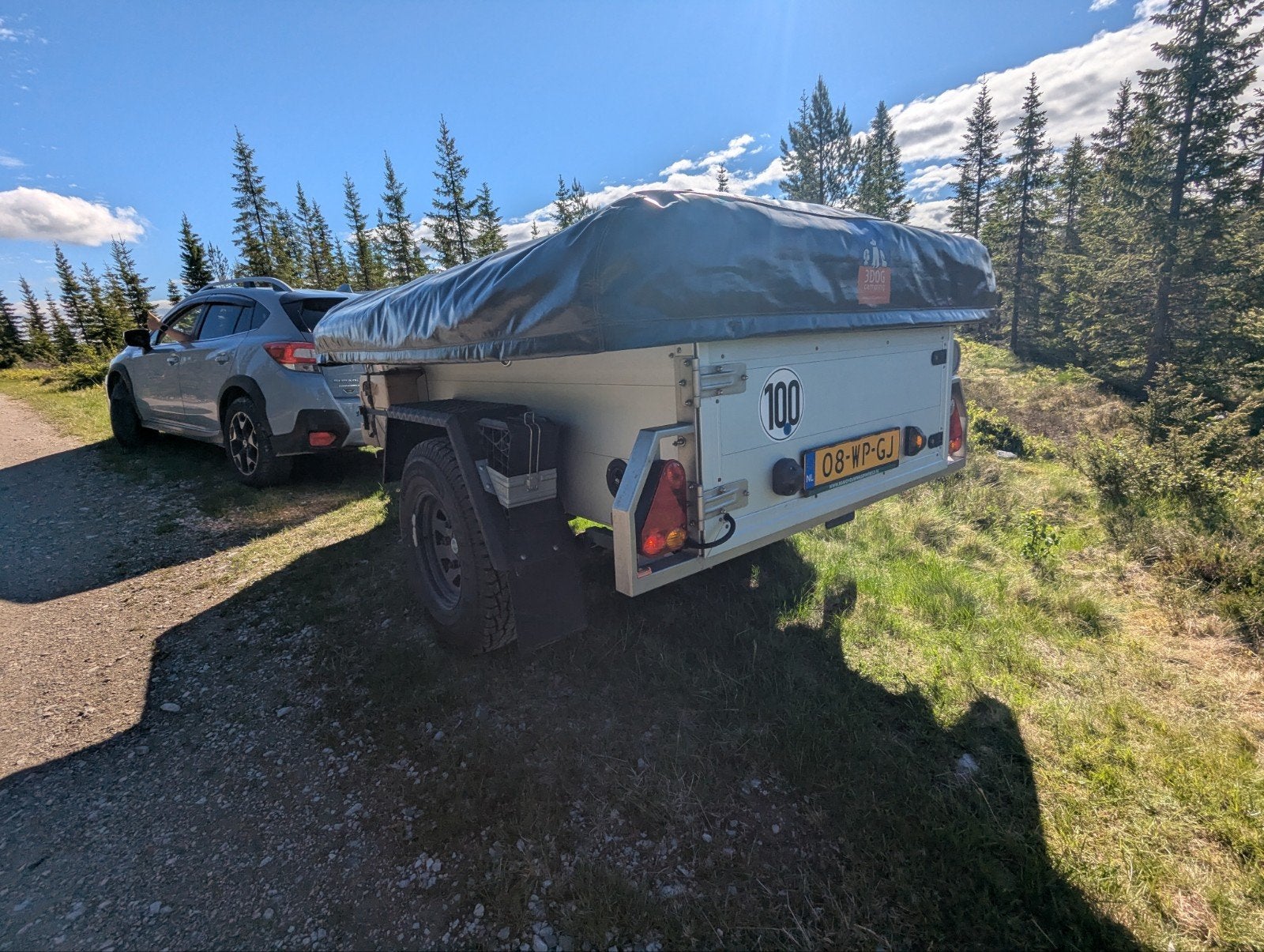 3DOG Offroad Vouwwagen - Robuust en Compleet, Caravans en Kamperen, Vouwwagens, Ophalen, Aanwezig, 3DOG