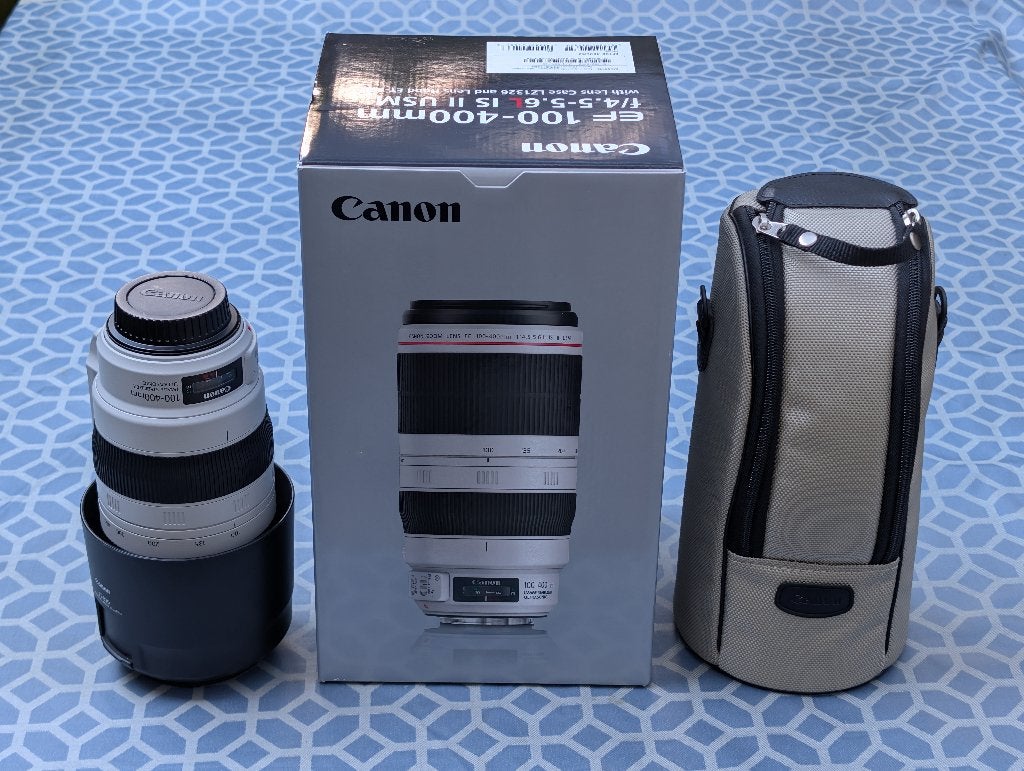 Canon EF 100-400mm f/4.5-5.6L IS II USM - prachtige staat, Canon, Zo goed als nieuw, Statiefgondel, Canon EF
