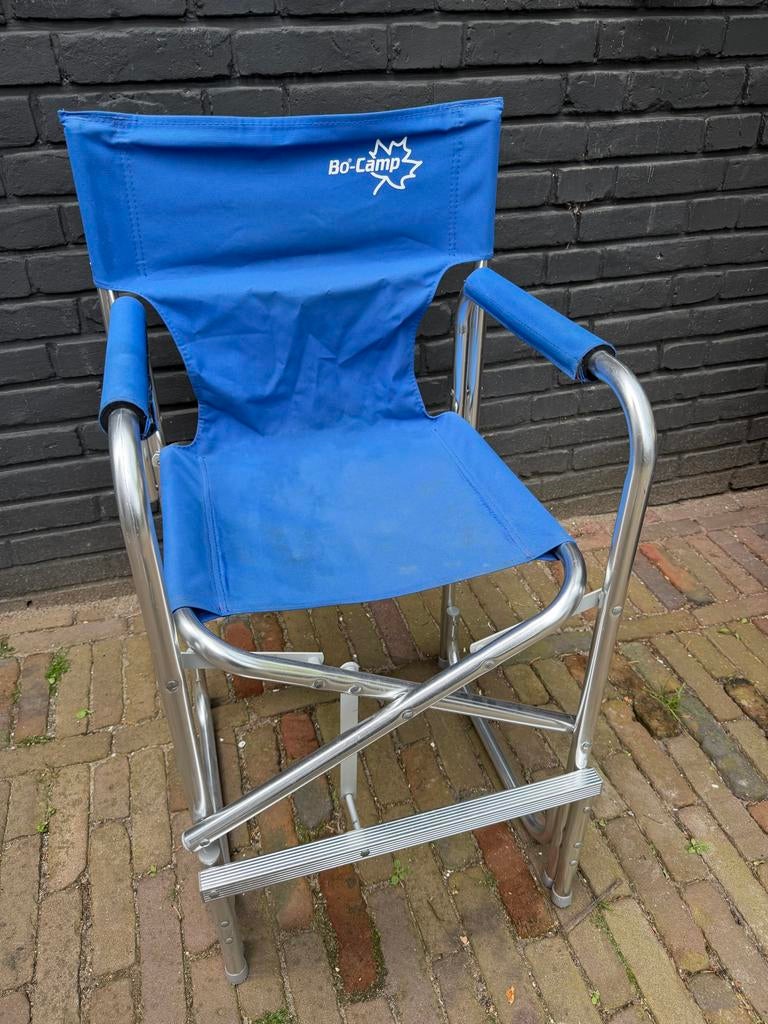 Bo-Camp kinder campingstoel - Blauw, opvouwbaar, Ophalen, Gebruikt, Campingstoel