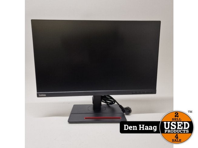 Lenovo ThinkVision T24i-20 24inch Monitor Zwart | Nette staa, Computers en Software, Lenovo, Zo goed als nieuw, Support@lenovo.com