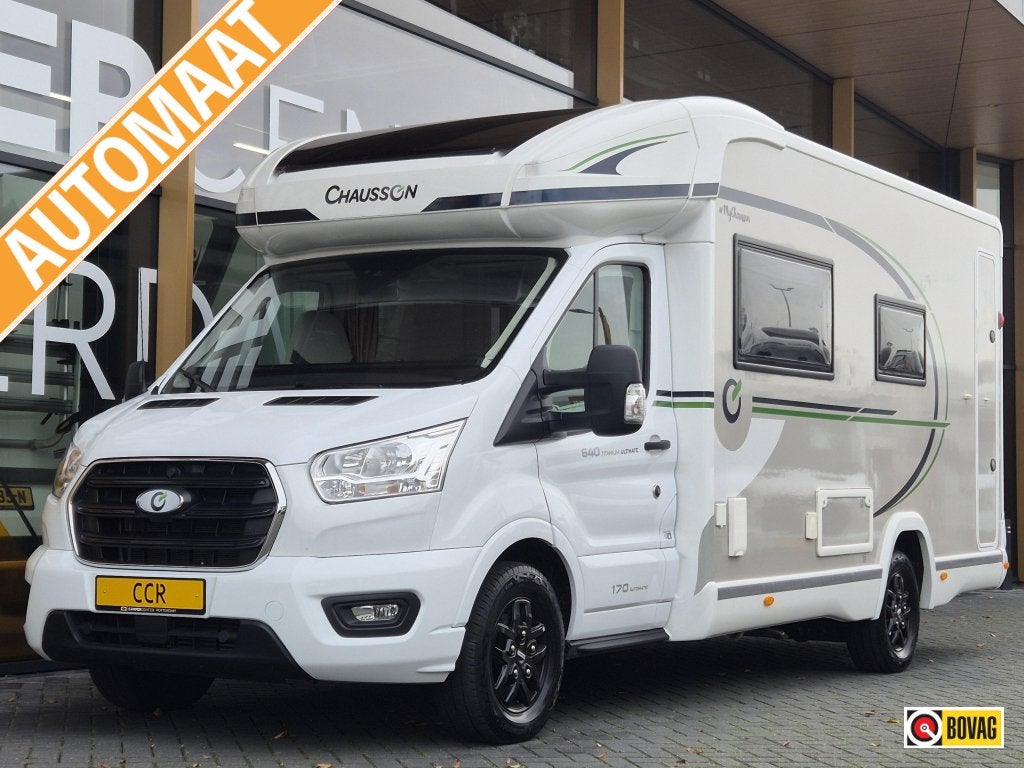 Chausson Titanium Premium 640 Automaat Face to face, Automaat, Chemisch toilet, Ford, 6 tot 7 meter