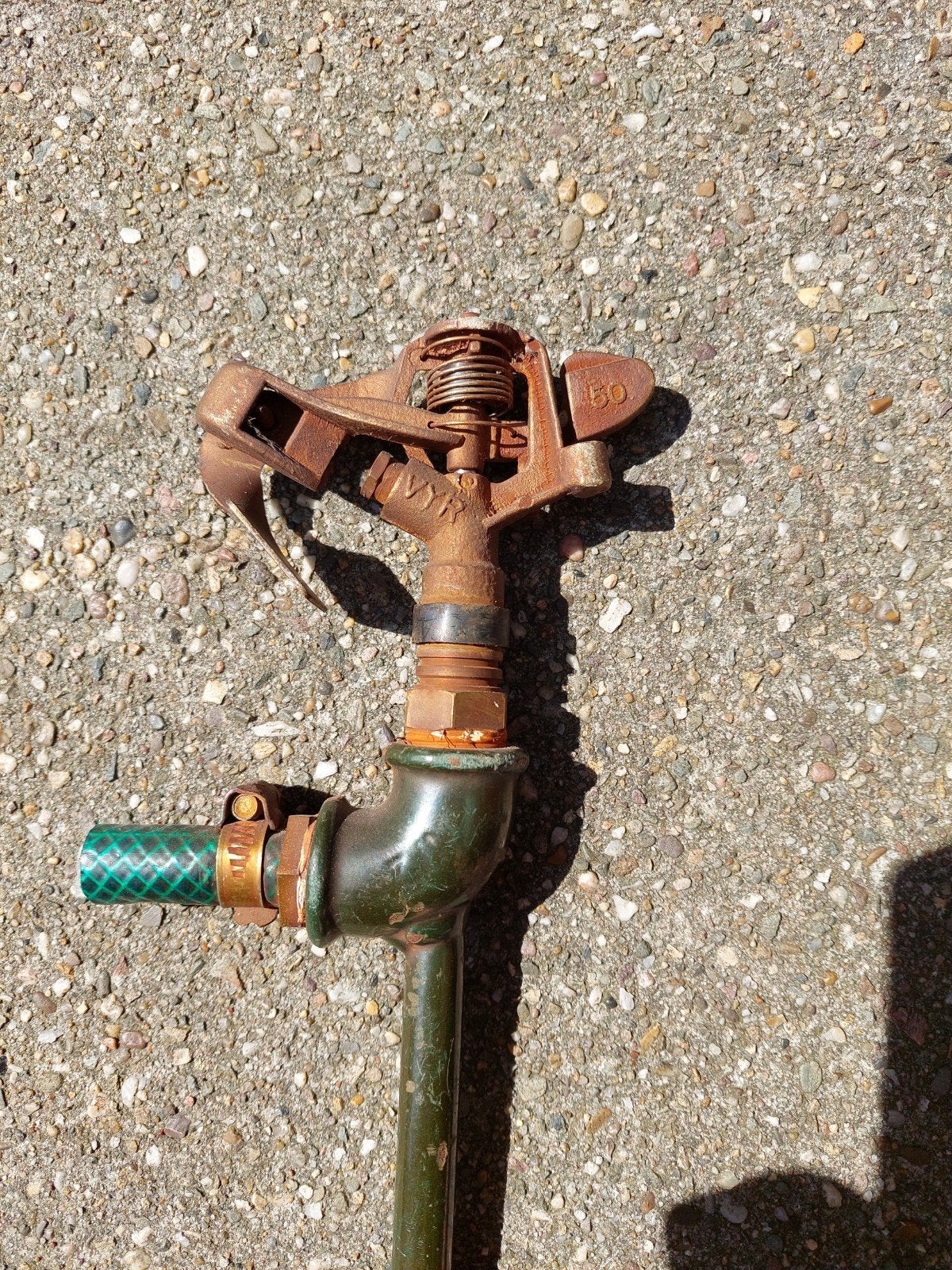 Gebruikte Sprinkler, Ophalen, Gebruikt