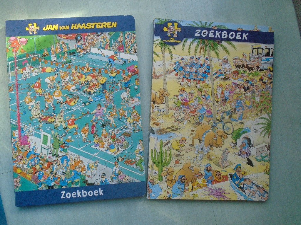 jan van haasteren, zoekboek 2x, Boeken, Ophalen of Verzenden, Zo goed als nieuw, Jan van Haasteren, Fictie algemeen