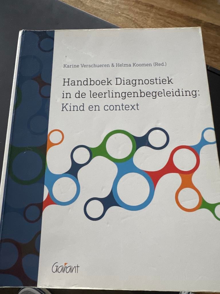 Handboek Diagnostiek leerlingenbegeleiding, Boeken, Studieboeken en Cursussen, Ophalen of Verzenden, Gamma, Gelezen, HBO
