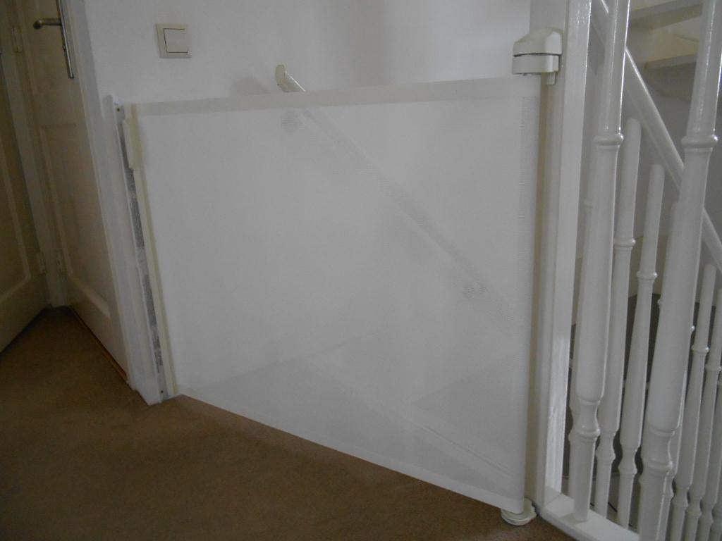 Lascal kiddy guard traphekje, Kinderen en Baby's, Ophalen, Aluminium, Oprolhekje, Zo goed als nieuw