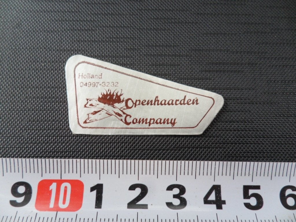 sticker folie oirschot OPENHAARDEN COMPANY, Ophalen of Verzenden, Zo goed als nieuw