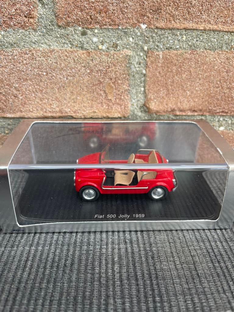 1:43 Spark Fiat 500 Jolly, Hobby en Vrije tijd, Modelauto's | 1:43, Ophalen of Verzenden, Nieuw, Auto, Overige merken