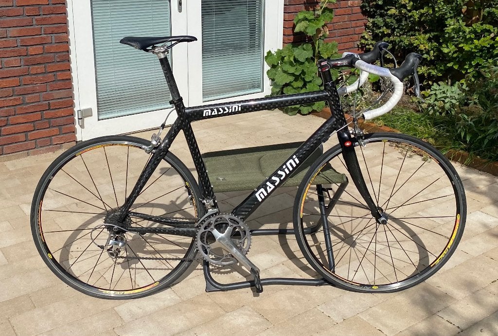 Racefiets Massini full carbon, Gebruikt, Carbon, Heren, 57 tot 61 cm