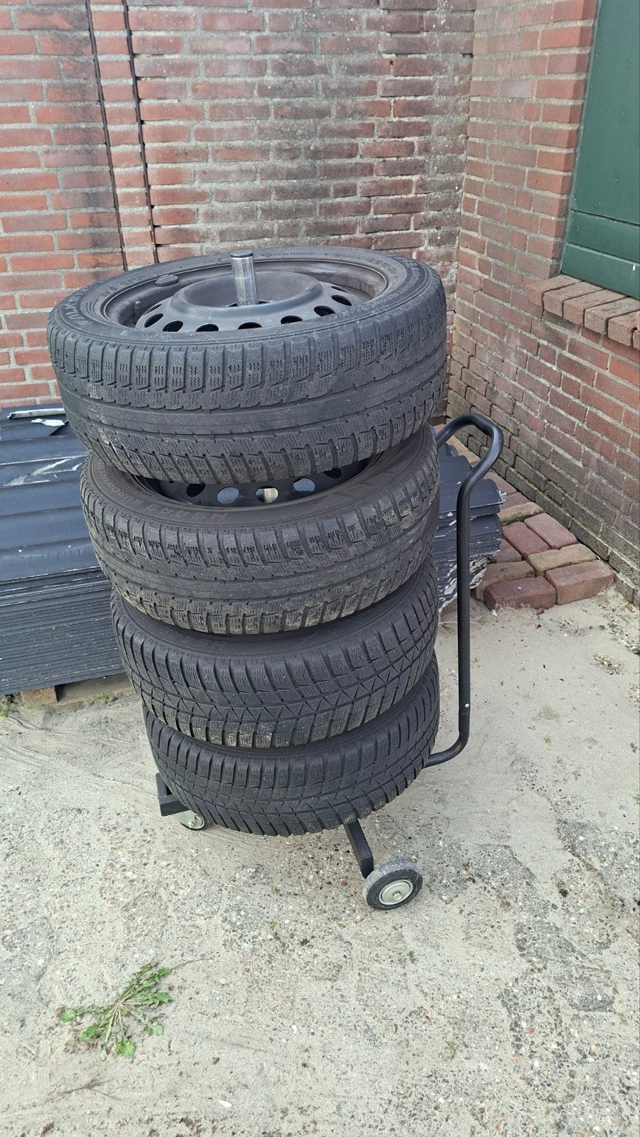 Kia Venga standaard metalen velgen voor (winter)banden, Ophalen, 15 inch, Banden en Velgen, 205 mm