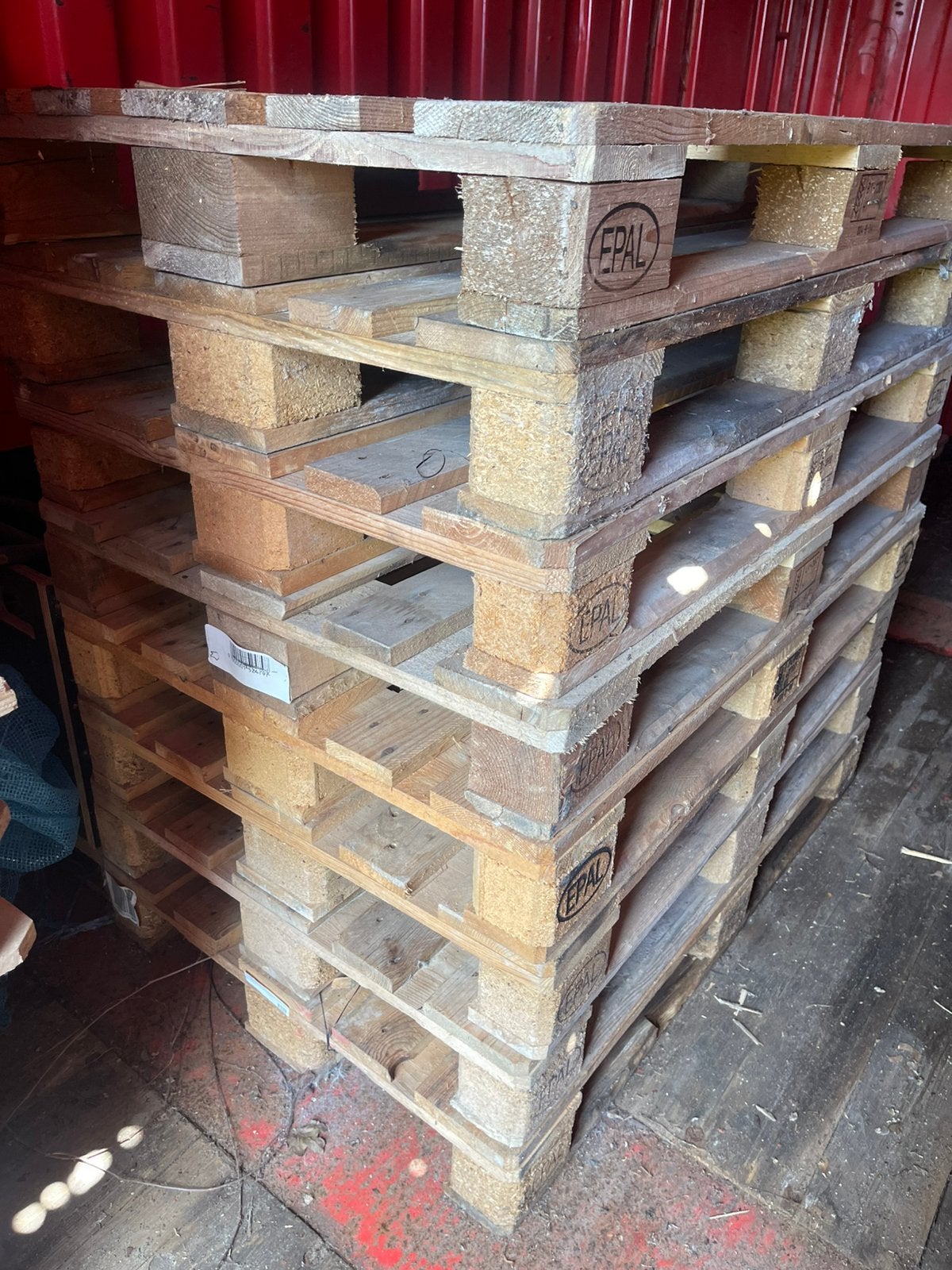 Partij pallets, Ophalen, 50 mm of meer, Pallet, Minder dan 200 cm