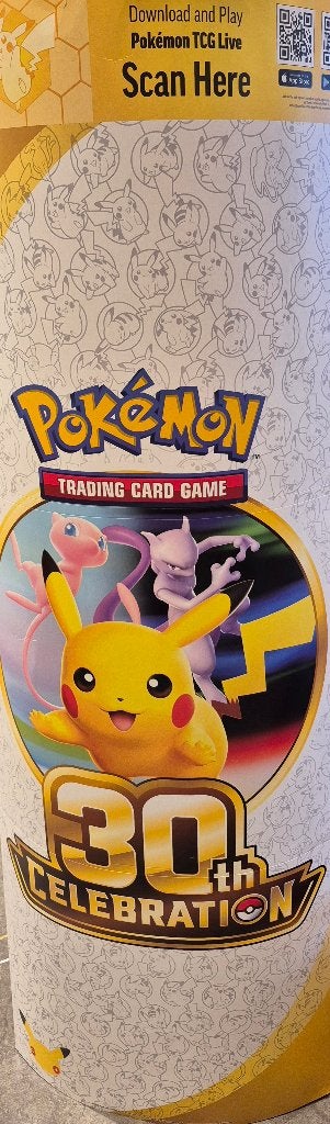 Pokemon reclame bord, Ophalen of Verzenden, Zo goed als nieuw, Overige typen