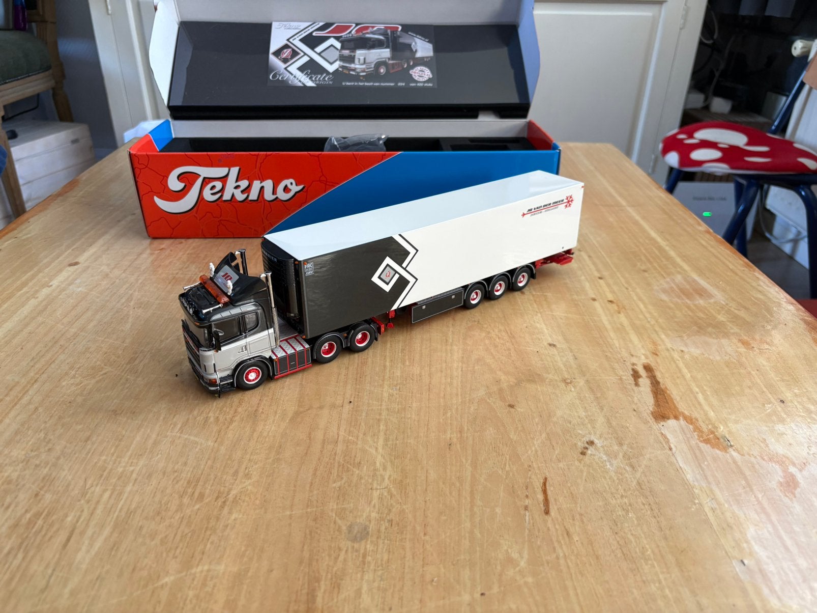 Scania van JQ vd meer, Ophalen of Verzenden, Nieuw, Bus of Vrachtwagen, Tekno