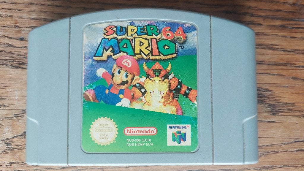 Super Mario 64 - 100% Complete savefile 120 sterren, Gebruikt, Verzenden, 1 speler, Vanaf 3 jaar