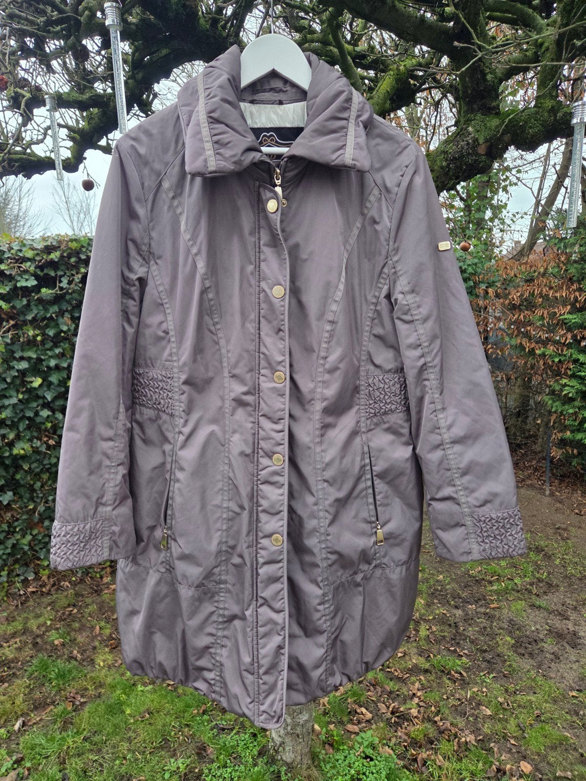 Gerry Weber Edition jas | maat 40 | licht gewatteerd | taupe, Maat 38/40 (M), Overige kleuren, Ophalen of Verzenden, Zo goed als nieuw