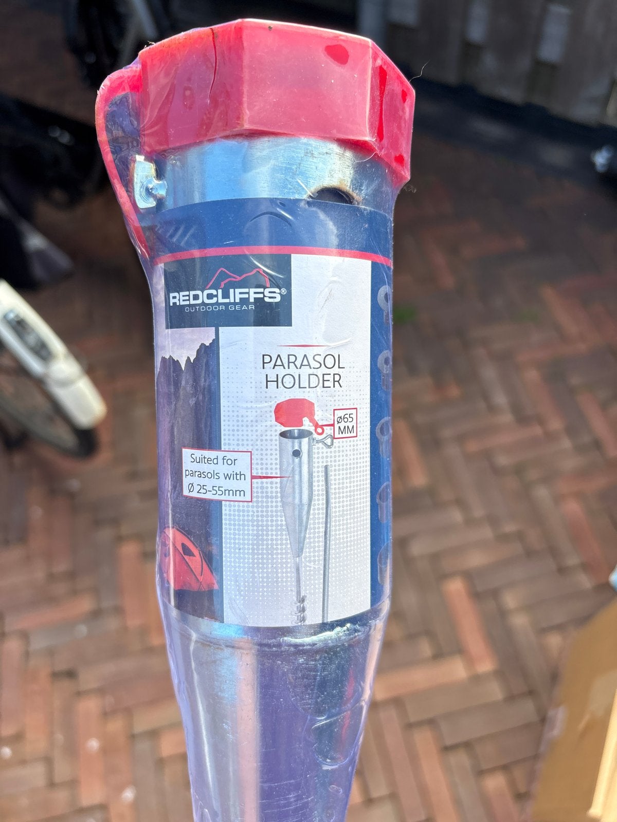 Nieuwe Redcliffs Parasolhouder - Nieuw in plastic, Ophalen of Verzenden, Nieuw, Parasolvoet