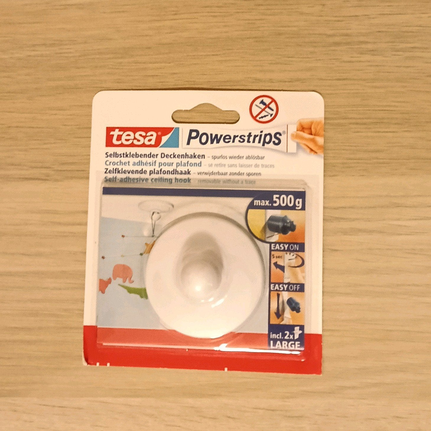Tesa power strips zelfklevende plafondhaak (nieuw), Ophalen of Verzenden, Nieuw