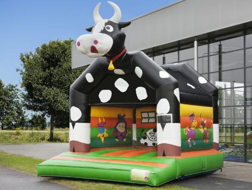 Springkussen Koe te huur, huren, Ophalen of Verzenden, Zo goed als nieuw, Overige
