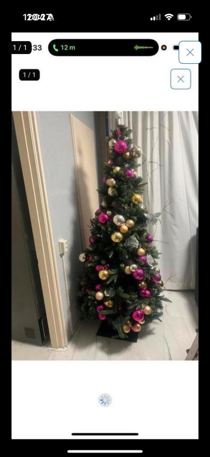 Kerstboom tw koop kunst, Diversen, Kerst, Ophalen, Zo goed als nieuw