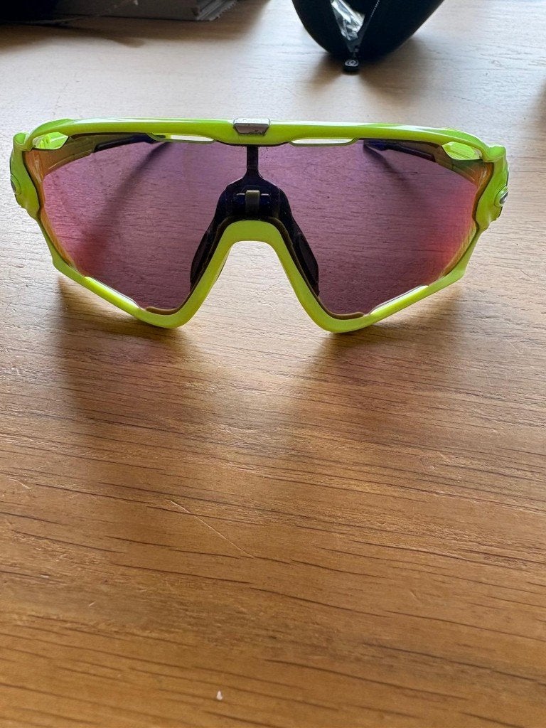 Oakley Jawbreaker fietsbril – felgroen, Ophalen of Verzenden, Gebruikt, Overige typen