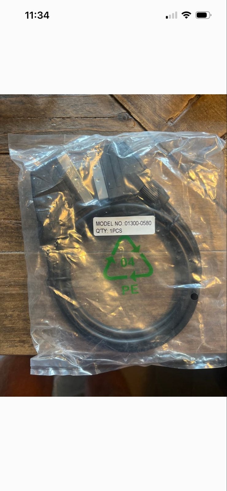 Nieuwe Scartkabel - Model 01300-0580, Audio, Tv en Foto, Audiokabels en Televisiekabels, Ophalen of Verzenden, Nieuw, Minder dan 2 meter