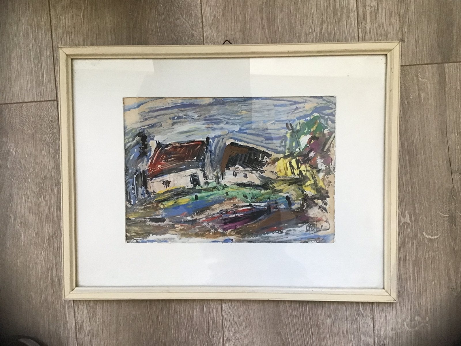 Oud schilderij A Luyt, Ophalen of Verzenden