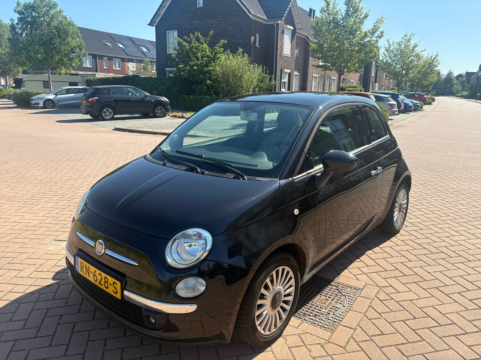 Fiat 500 Zwart 2012, Zwart, Particulier, Te koop, Benzine
