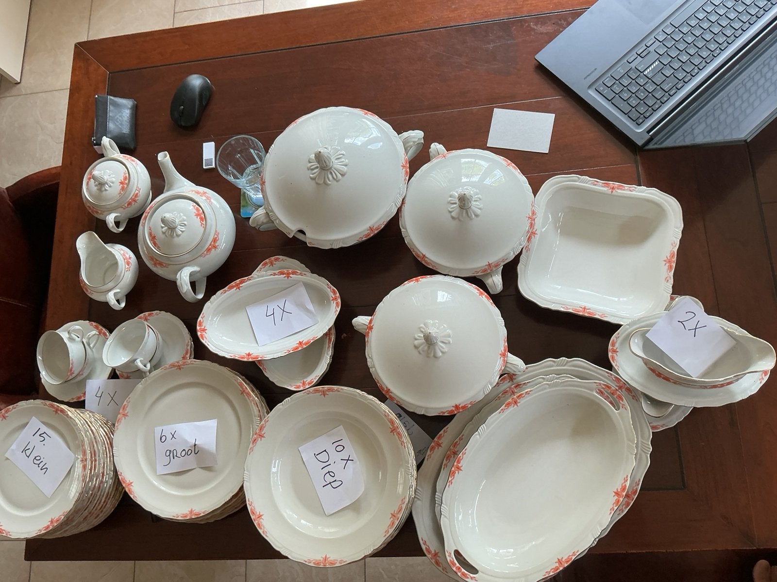Vintage Bareuther Bavaria Porseleinen Servies - 70+ Jaar Oud, Ophalen