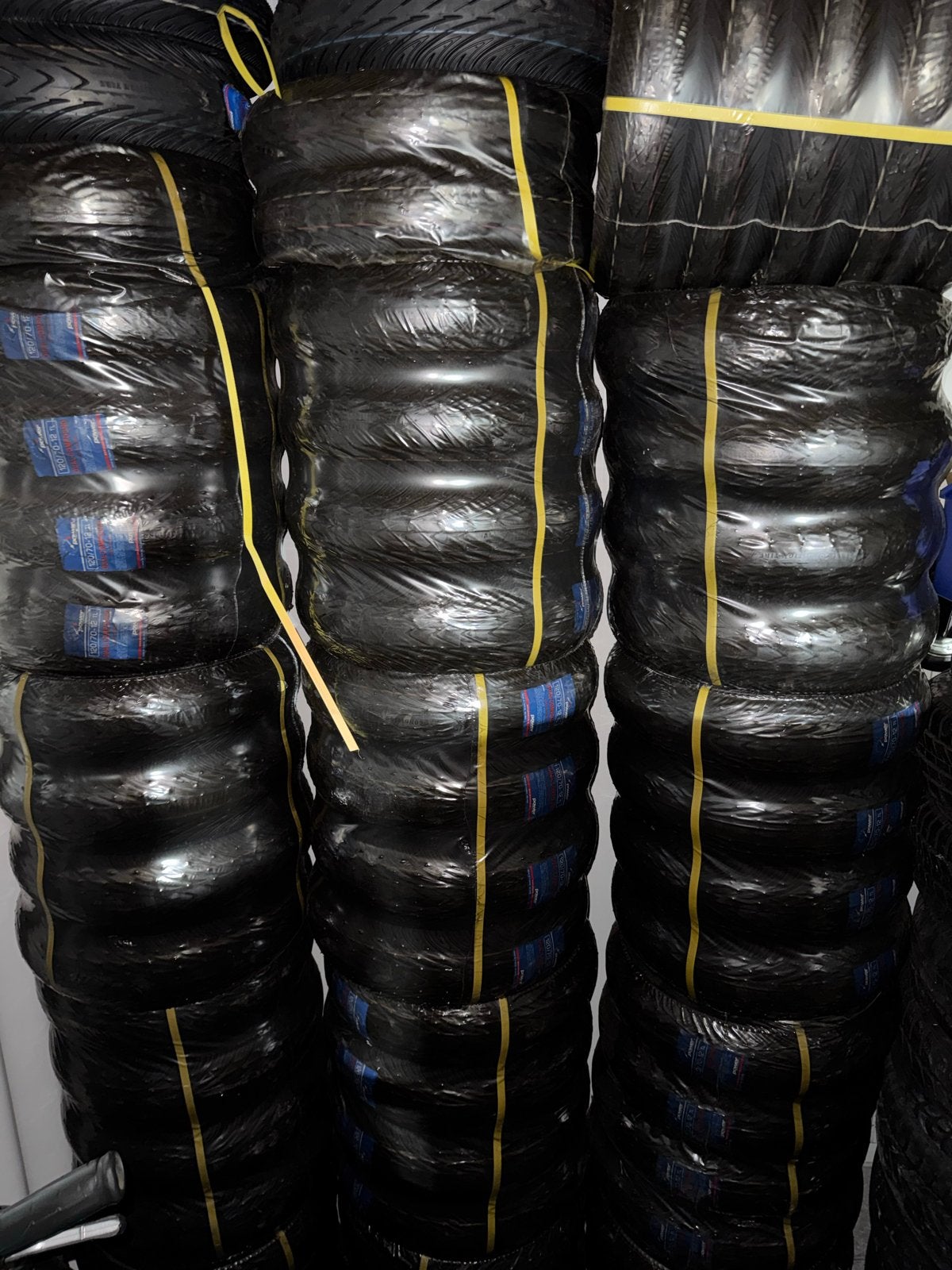Nieuwe Power Dual Compound banden 120/70-12, Ophalen of Verzenden, Nieuw