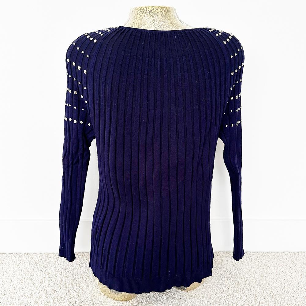 Schitterend Leo & Ugo Truitje - 97 (Maat 54/XL) € 65,-, Kleding | Dames, Truien en Vesten, Leo & Ugo, Blauw, Maat 46/48 (XL) of groter
