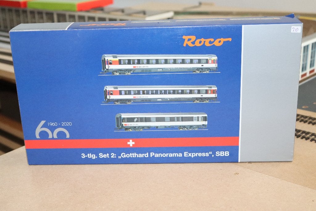 Roco 74082 Gotthard-Panorama Express set, Gelijkstroom, Ophalen of Verzenden, Roco, Nieuw
