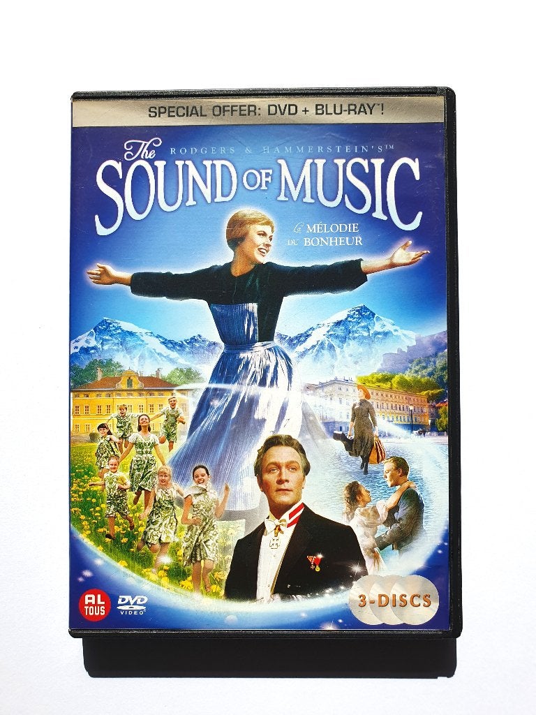 The Sound Of Music (2 Blu-ray + DVD), Ophalen of Verzenden, Zo goed als nieuw, Klassiekers