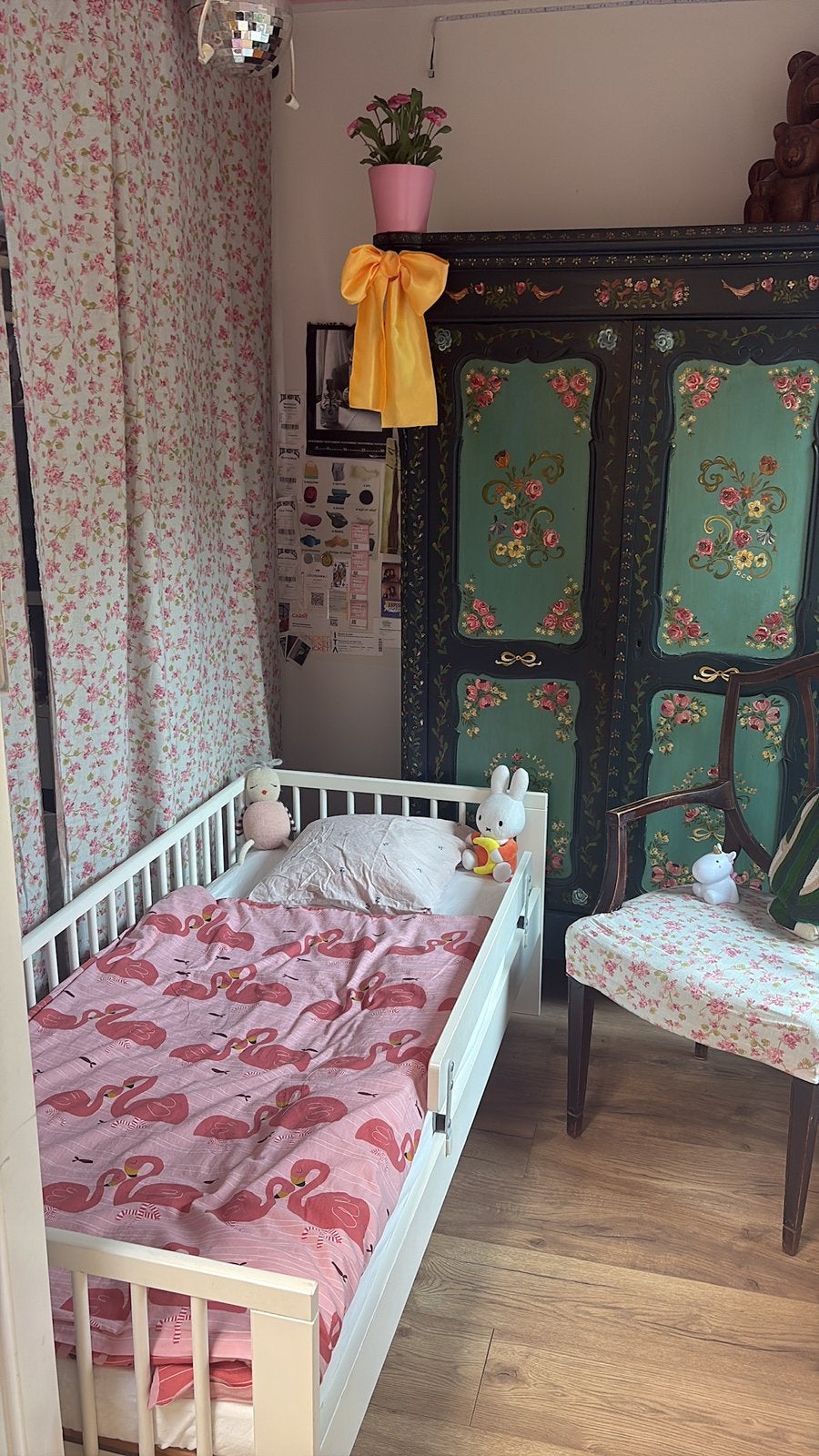 Sultan, Ikea compleet wit kinderbed peuterbed gratis extra's, Gebruikt, 70 tot 85 cm, 160 tot 180 cm, Ophalen