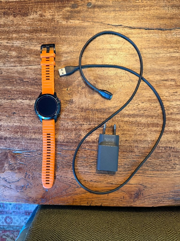 Garmin Finex 6 Solar, Gebruikt, Zwart, Ophalen of Verzenden, Waterdicht