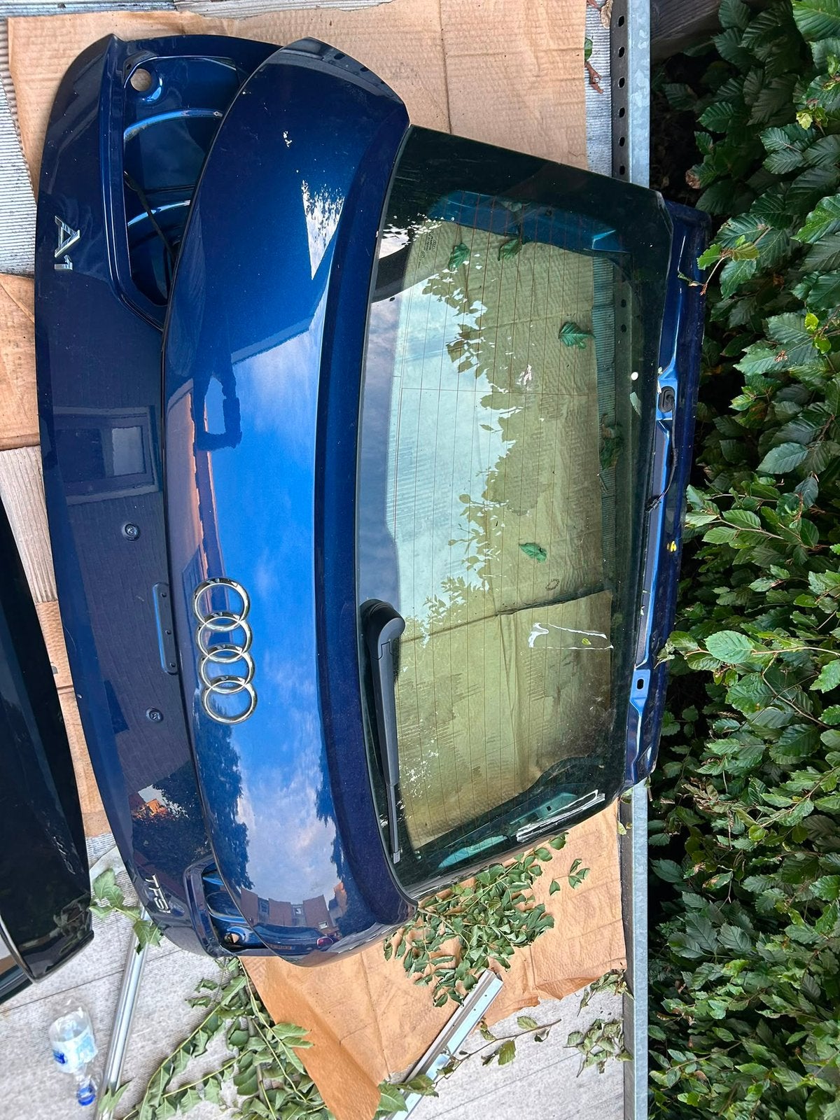 Blauw metallic  achterklep audi A1 3 deurs, Ophalen, Voor, Audi, Achterklep