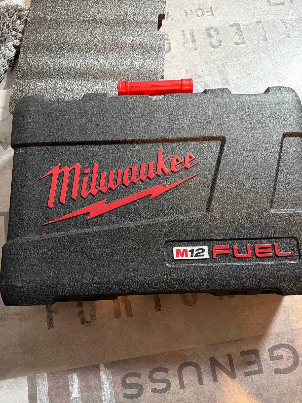 Milwaukee M12 FUEL Boorhamer Koffer - Leeg, Ophalen, Zo goed als nieuw, Boor- en/of Breekhamer