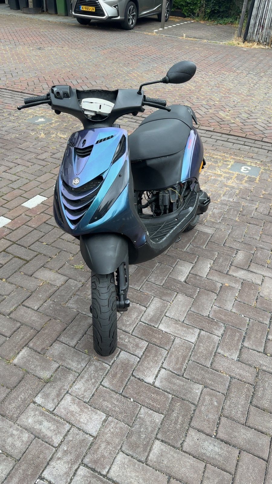 Orginele Zip sp h2o ( ongluk gehad ), Fietsen en Brommers, Scooters | Piaggio, Ophalen, Tweetakt, Gebruikt, Maximaal 45 km/u
