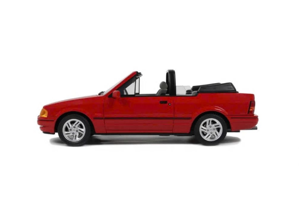 Ford Escort Mk4 XR3i Cabrio Rood 1986 1/18 OTTO ref. OT1254, Verzenden, Nieuw, Auto, OttOMobile