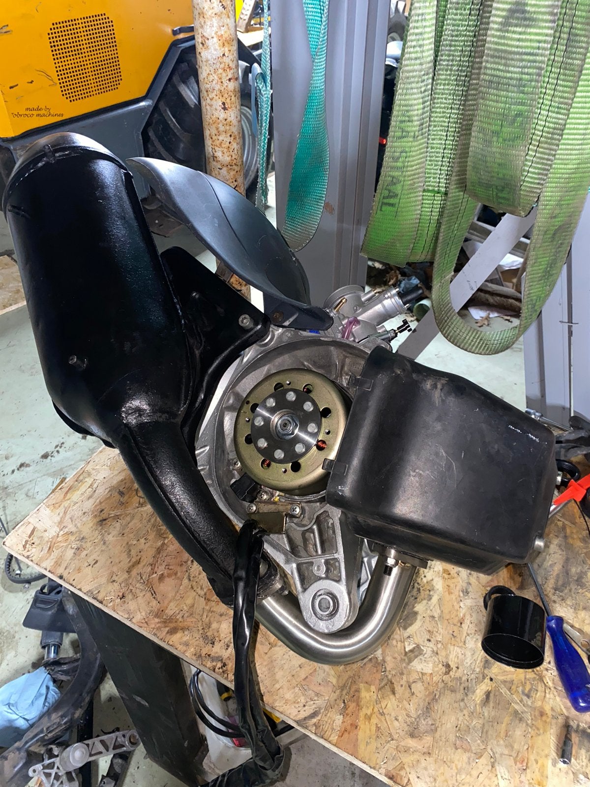 Nette sm02 + rvs bocht tekoop  125/180cc, Ophalen of Verzenden