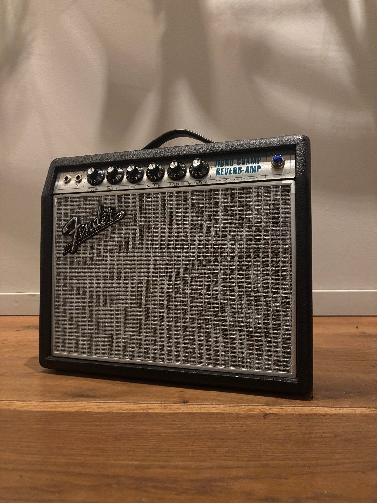 Fender '68 Custom Vibro Champ Reverb, Ophalen, Zo goed als nieuw, Gitaar, Minder dan 50 watt