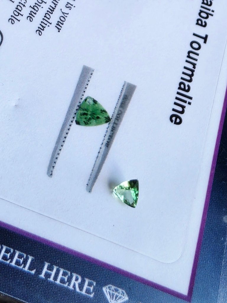 Paraiba toermalijn 0,20kt, Mozambique, Ophalen of Verzenden, Nieuw