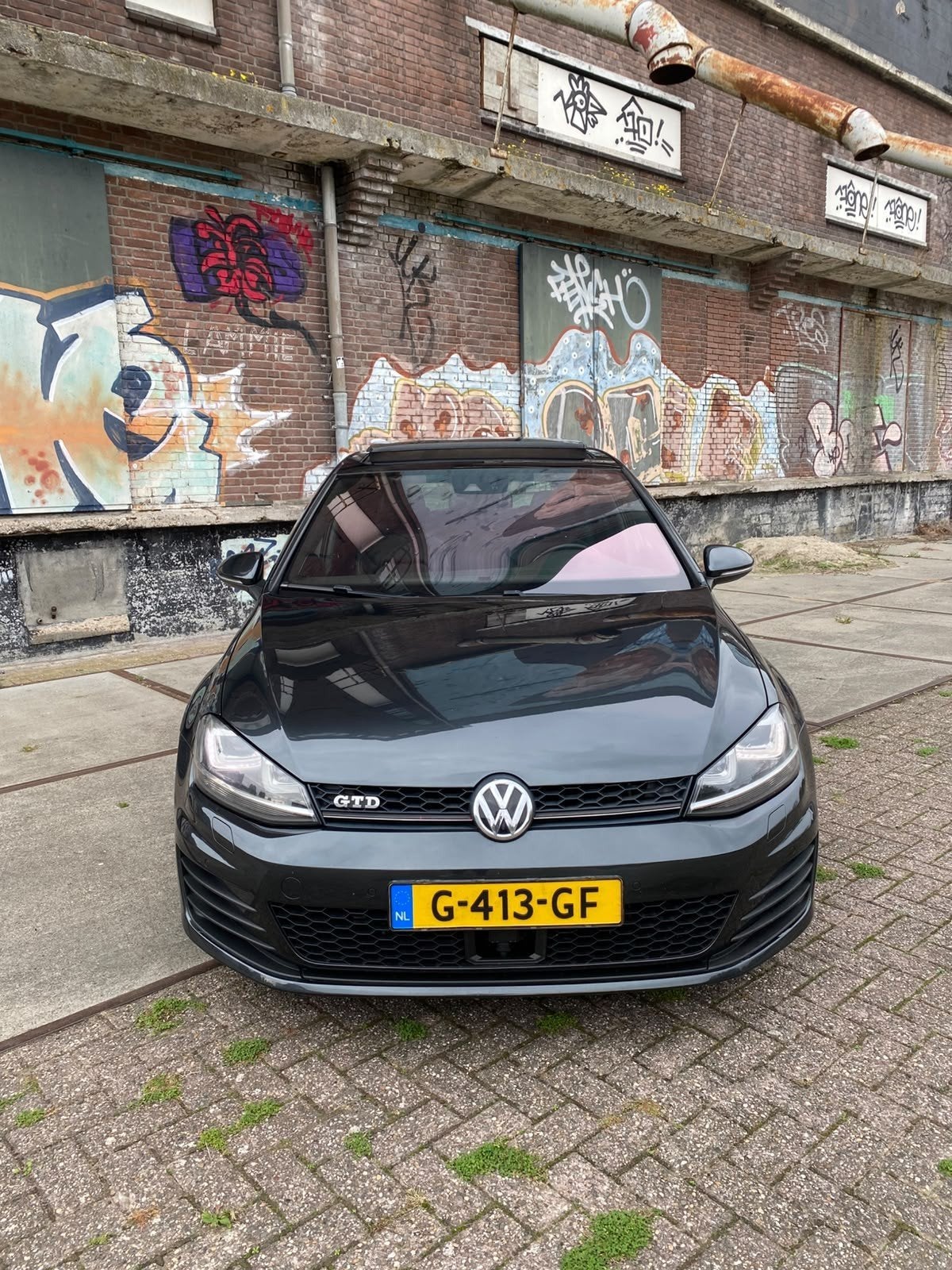 Volkswagen Golf 2.0 TDI 135KW 5D DSG 2014 Zwart, Auto's, 4 cilinders, Zwart, Bedrijf, Diesel