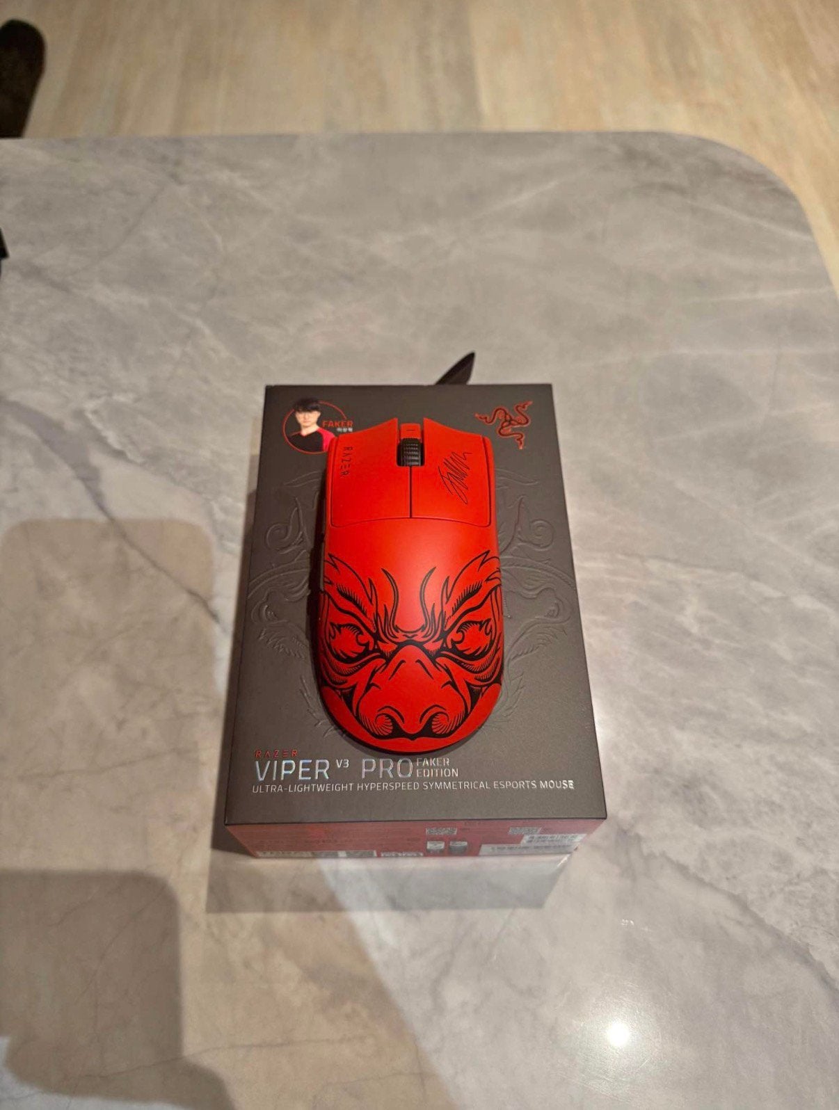 Razer Viper V3 Pro Faker Edition, Ophalen of Verzenden, Zo goed als nieuw