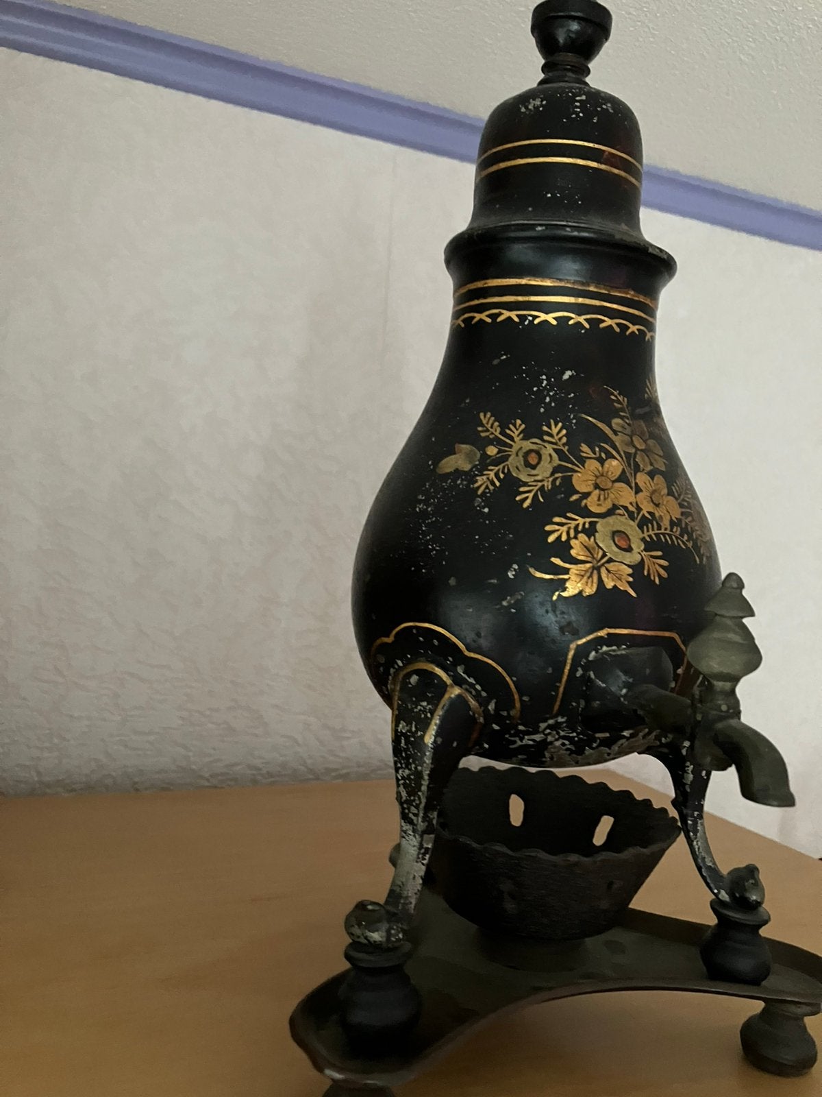 Antieke kraantjes koffiekan, Ophalen of Verzenden