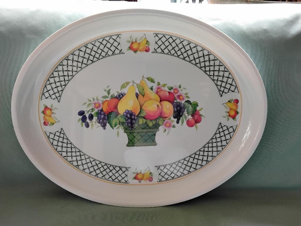 Dienblad Villeroy & Boch Basket  - Groot -, Huis en Inrichting, Woonaccessoires | Dienbladen, Verzenden, Zo goed als nieuw, Ovaal