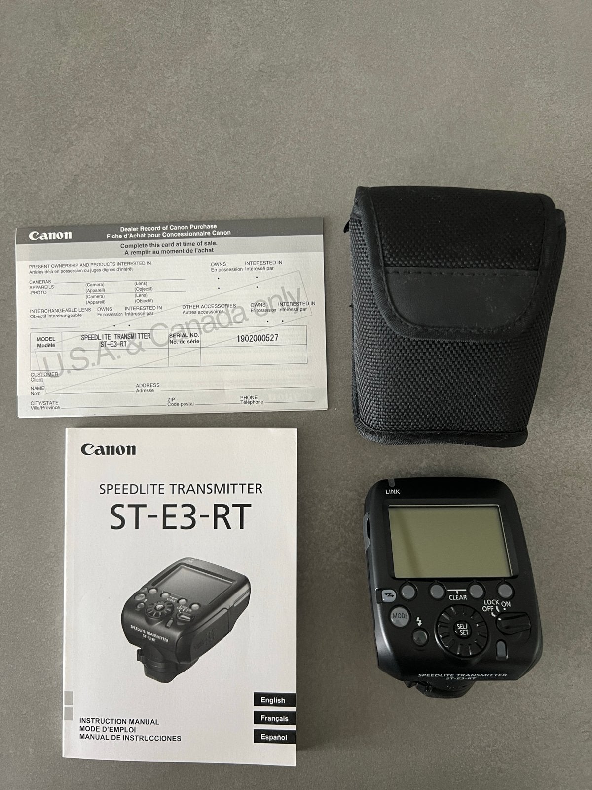 Canon Speedlite Transmitter ST-E3-RT, Audio, Tv en Foto, Fotografie | Flitsers, Canon, Ophalen of Verzenden, Zo goed als nieuw
