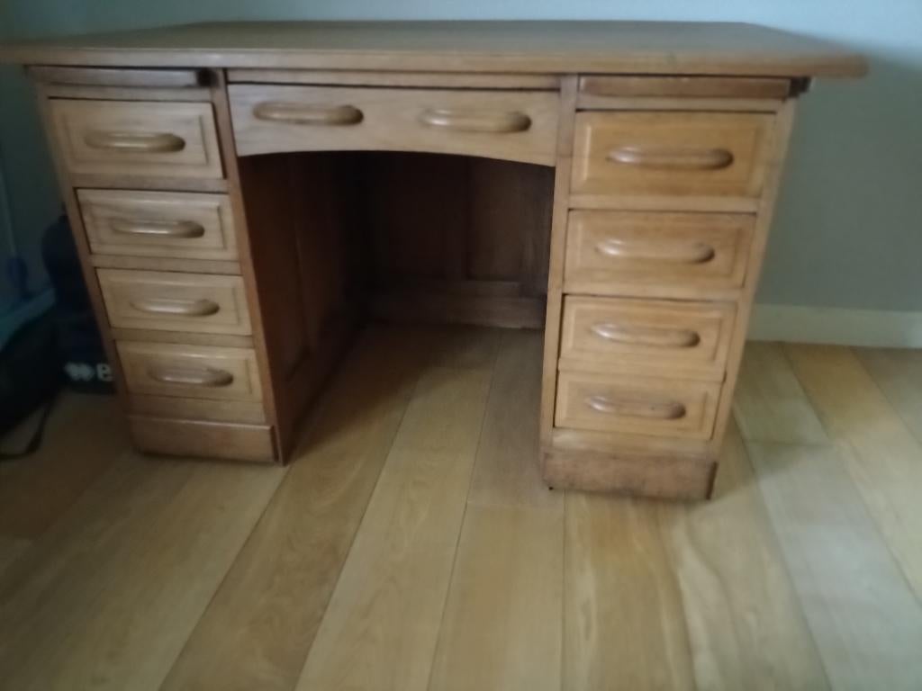 antiek eiken bureau, Ophalen